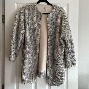 H&M sequin accent coat